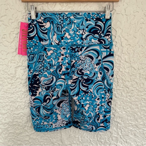 MWT Lilly Pulitzer Luxletic South Beach High Rise Shorts Small - Picture 5 of 9